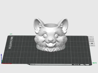 Cute Corgi Pen/Plant Holder