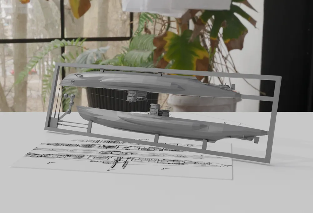 Submarine Kit Card Type 7C by Crea_Hicks - MakerWorld