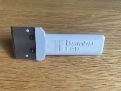 Improved Bed Scraper with Bambu Logo - 8g - 40 Min