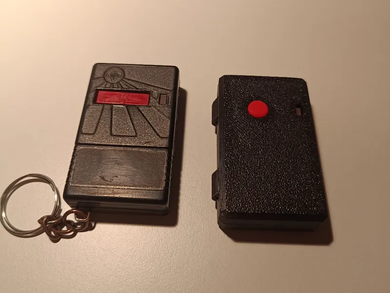 Caja para mando garaje