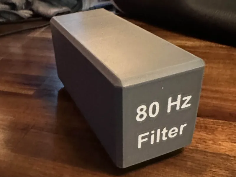 80Hz Low Pass Filter Box