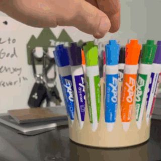 Expo marker holder Round 18 markers (19mm markers)
