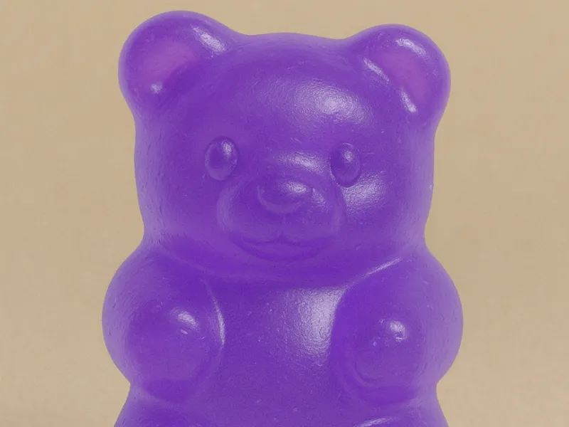 Muñeco osito gominola chuche