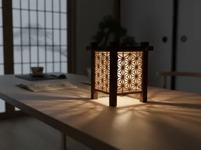 Kumiko_Lamp
