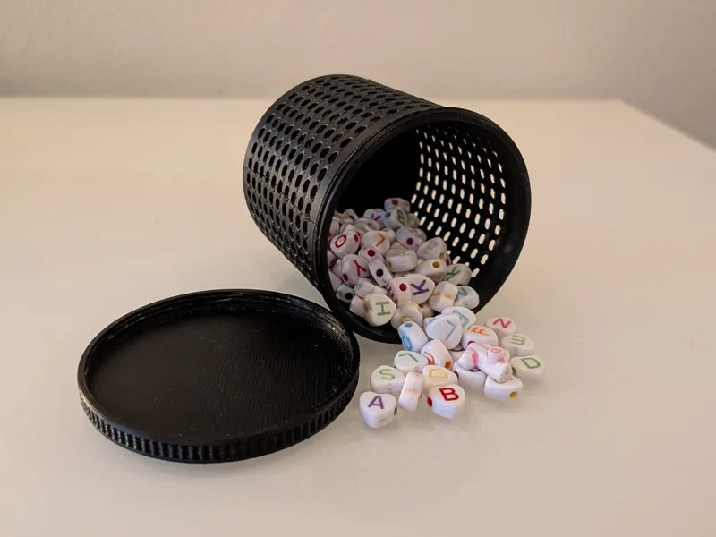 Container with screw lid