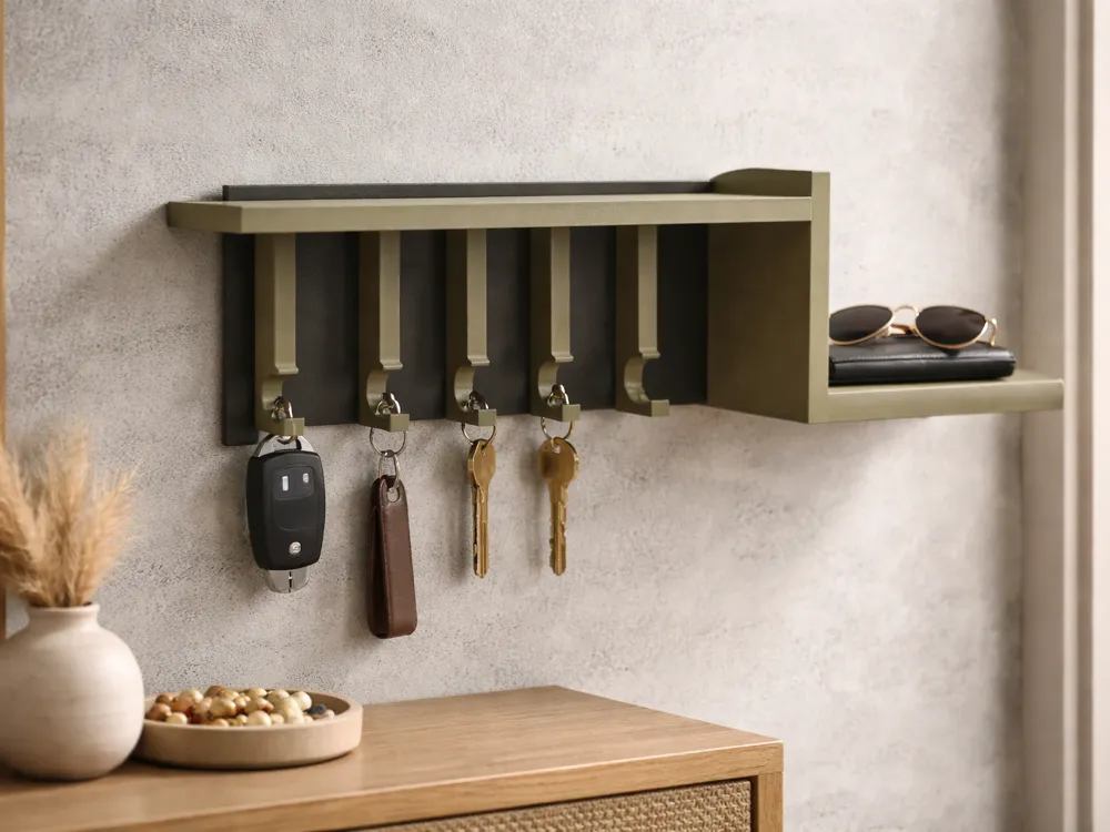 Modern Key Rack / Key Panel / Key Box - Free 3D Print Model - MakerWorld