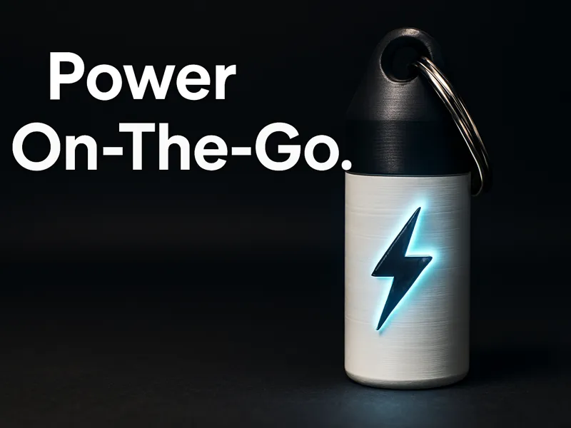Emergency Battery Keychain