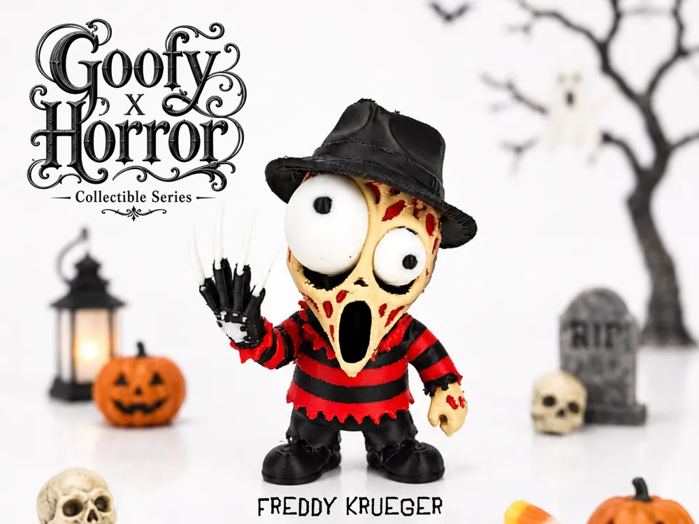 Figura decorativa: Freddy Krueger GOOFY x HORROR Figurine. Referencia del modelo original.