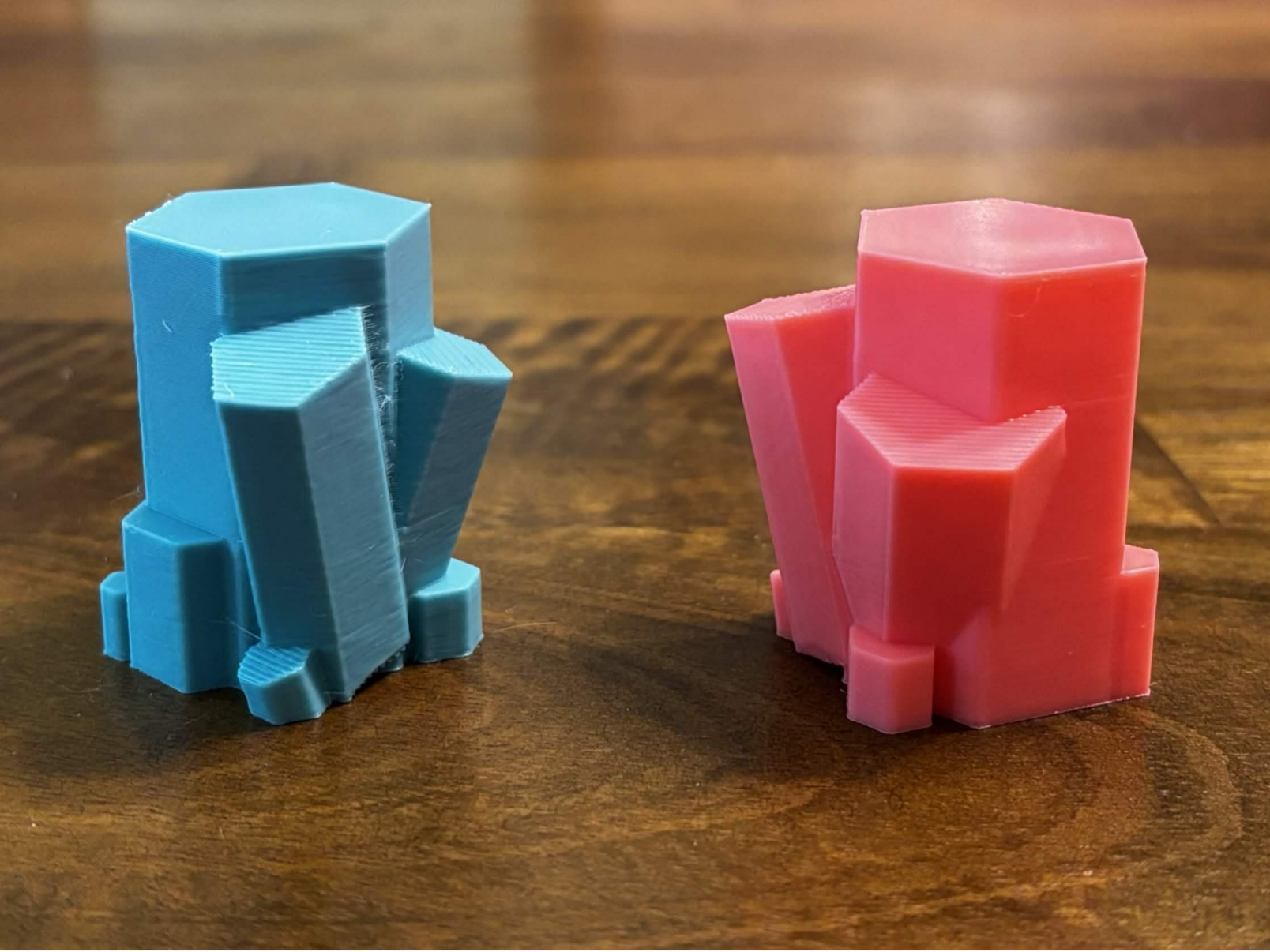 Hexagonal Crystal Structure Filament Testing Print