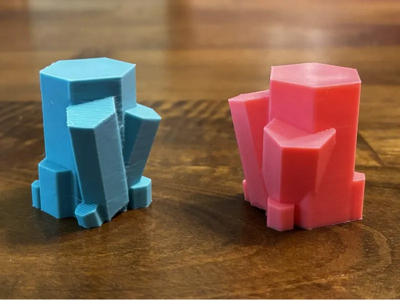 Hexagonal Crystal Structure Filament Testing Print