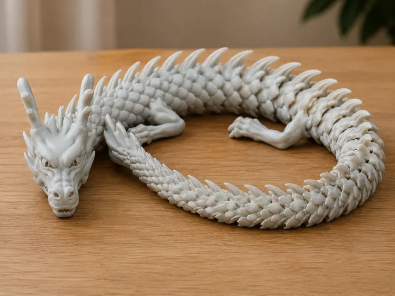 Articulated Eastern Dragon – 3D Printable Model
