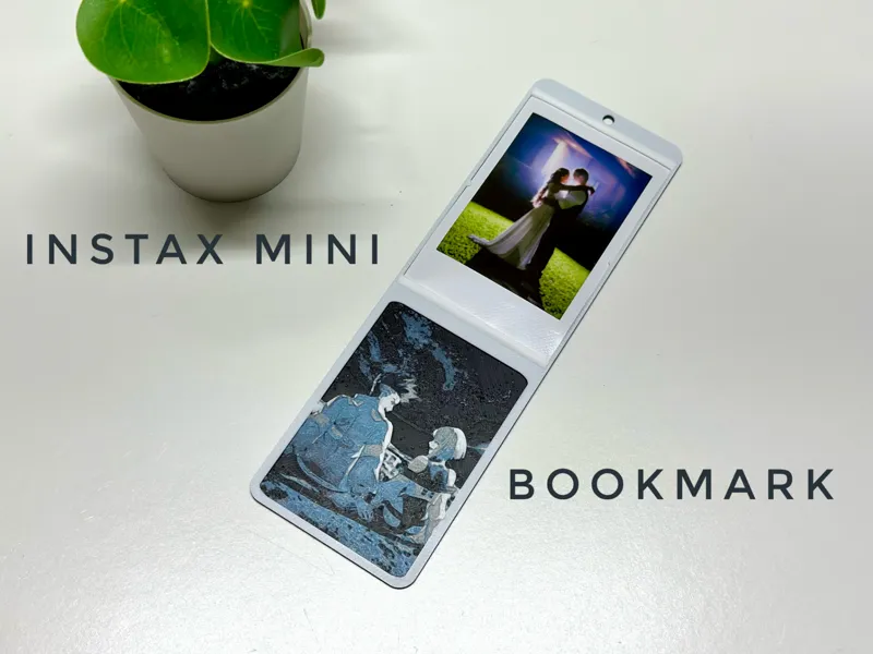Instax Mini Bookmark - Cyberpunk Version