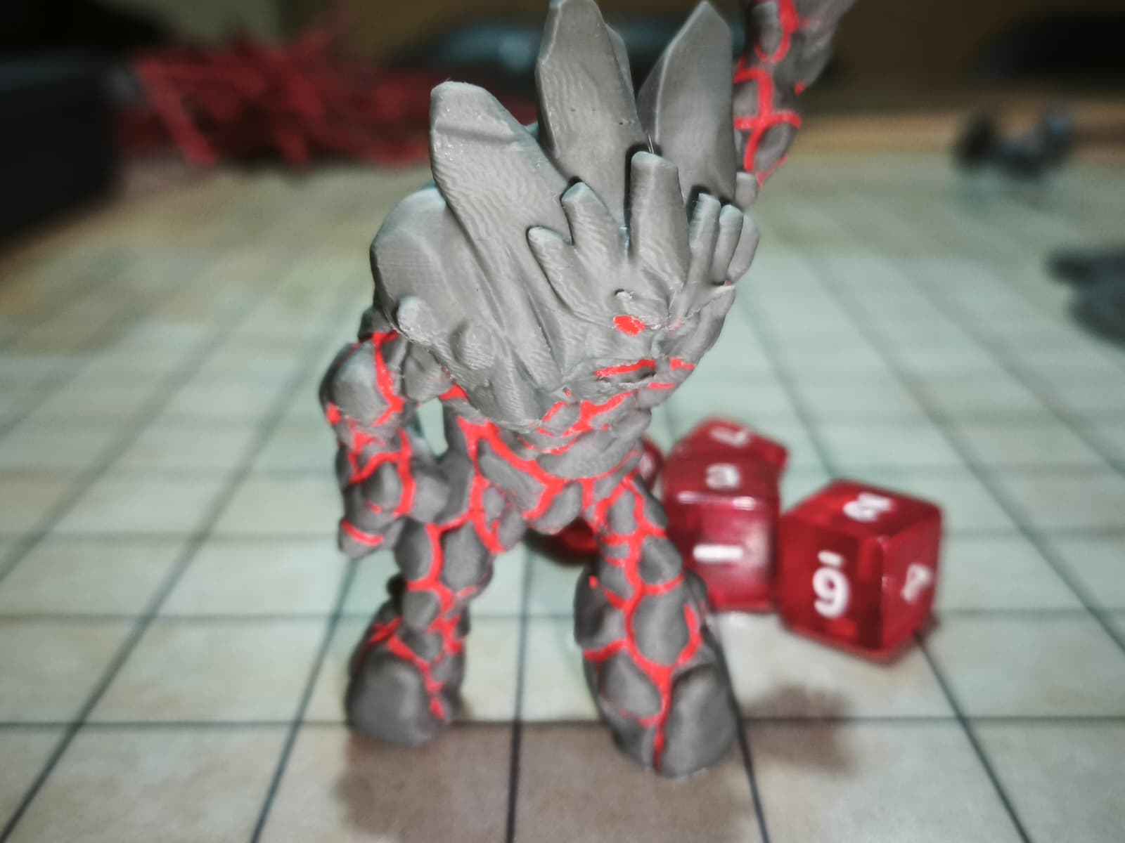 Miniatura golem de piedra / Elemental de roca