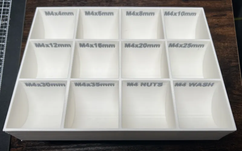 M4 Screw Organizer for Bambu Tidy