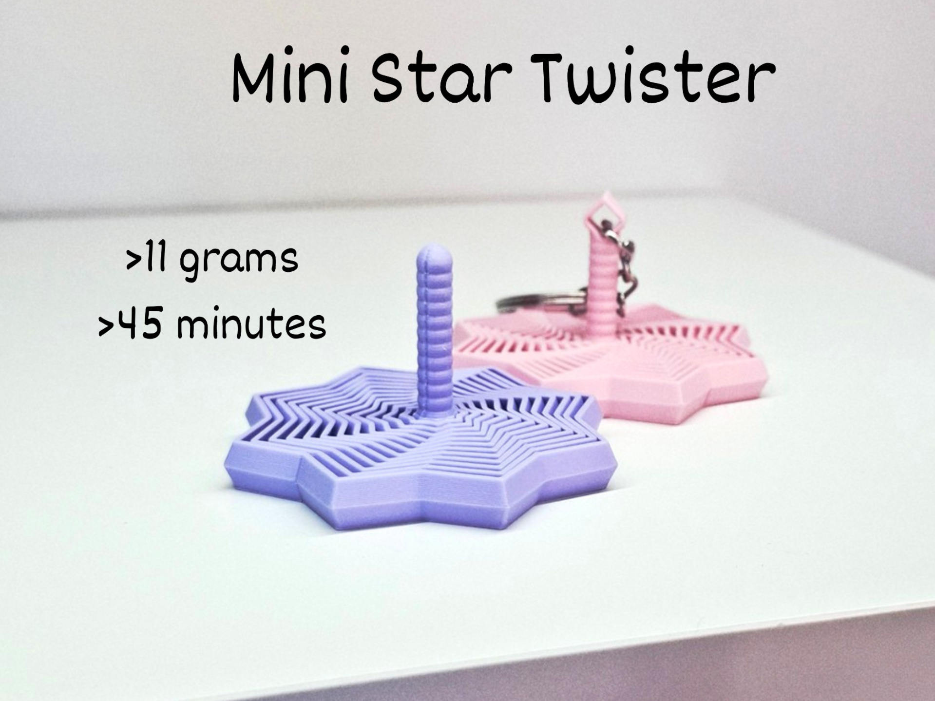 Mini Star Twist Fidget ~ With handle