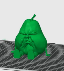 articulated angry pear