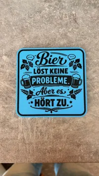 0.2mm layer, 2 walls, 15% infill Bier löst keine Probleme