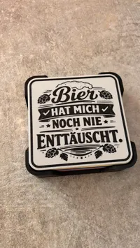 0.2mm layer, 2 walls, 15% infill Bier hat mich noch nie Entt