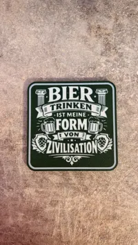 0.2mm layer, 2 walls, 15% infill Bier trinken ist meine Form