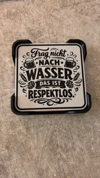 0.2mm layer, 2 walls, 15% infill Frag nicht nach Wasser...
