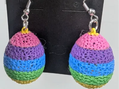 Customizable Easter Egg Earrings