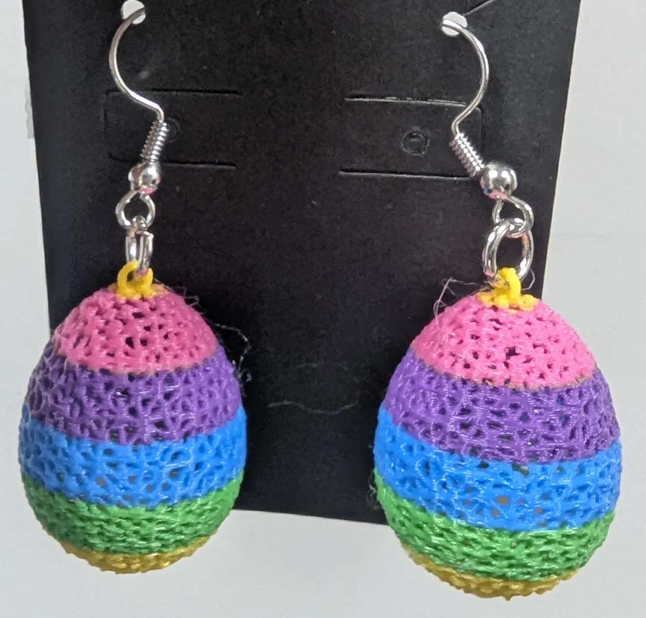 Customizable Easter Egg Earrings view 2