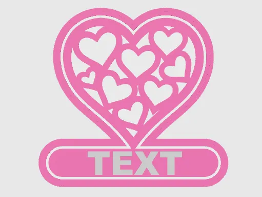 Valentines heart lightbox led