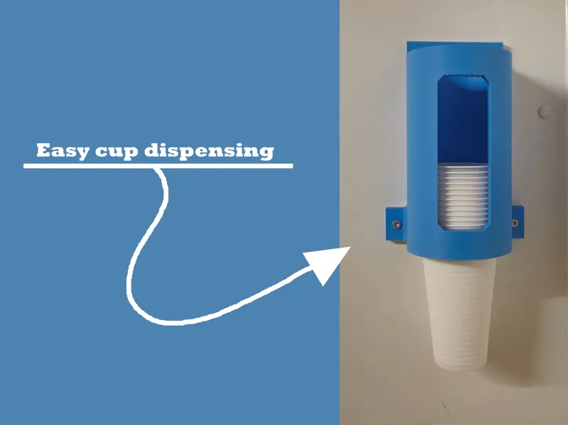 Cup Dispenser for 0,2L Plastic/Paper Cups