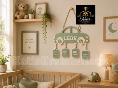 Car - Birth - Gift - Decoration - customizable