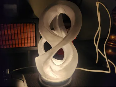 Abstract Loop Desk Lamp