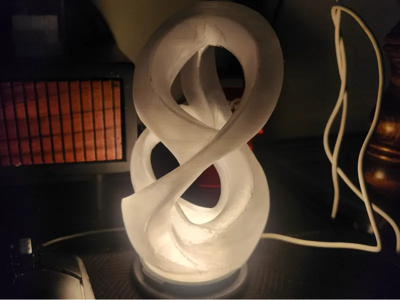 Abstract Loop Desk Lamp