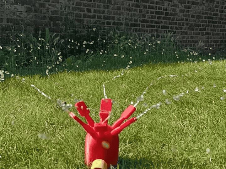 Garden Sprinkler - Configurable Spray Pattern