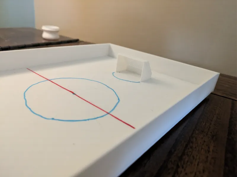 Table top hockey rink