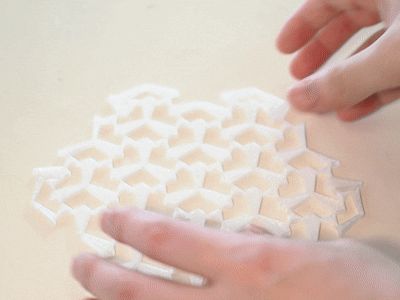 TPU Fidget Fabric (Bistable Auxetic Metamaterial)