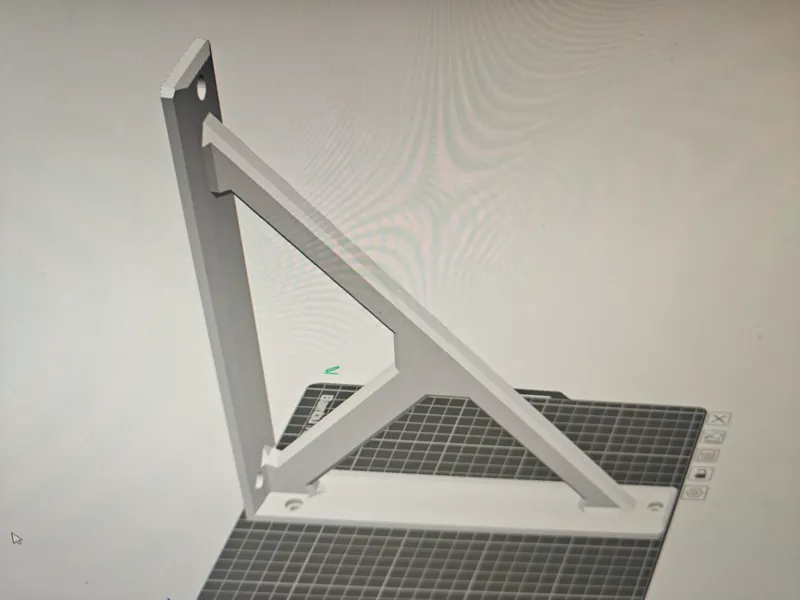 25x25cm large shelf bracket heavy duty