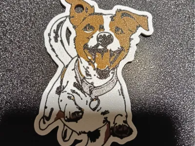 jack russell terrier keychain