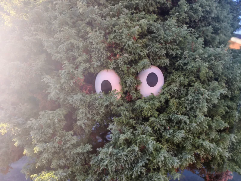 Christmas Tree Bauble Googly Eyes