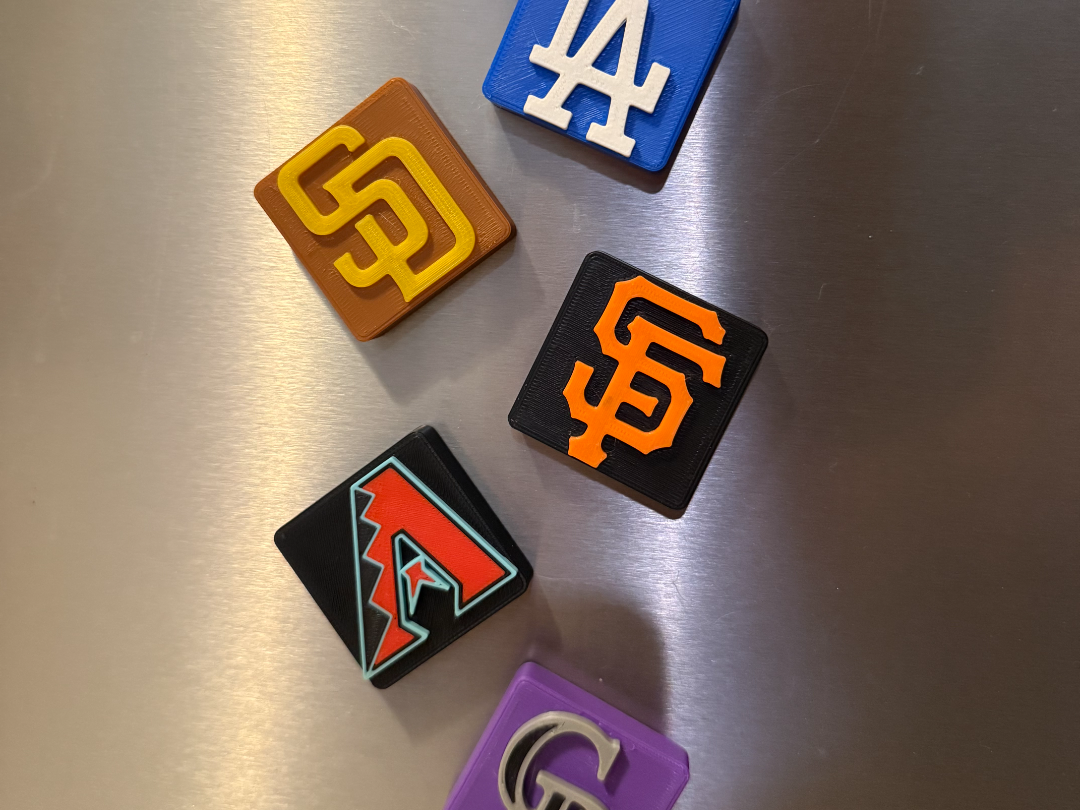 NL West Standings Magnet