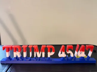 Trump 45/47 desk plate