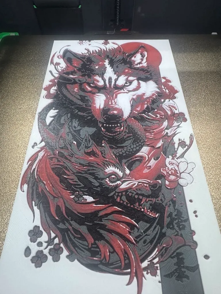 Wolf and Dragon by Proper3dprints - MakerWorld