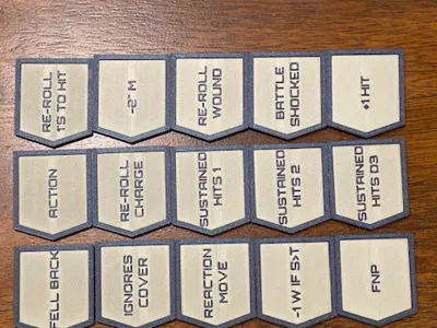 General 40K Reminder Tokens