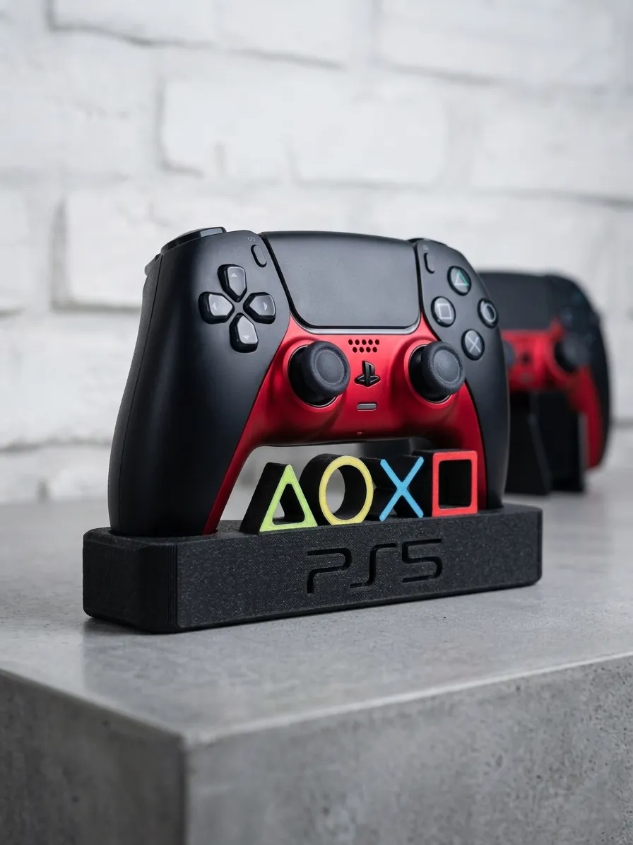 PS5 DualSense Controller Stand - Free 3D Print Model - MakerWorld