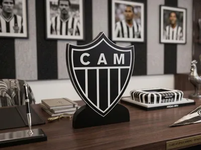 Clube Atlético Mineiro (Galo) - 3D Shield Display