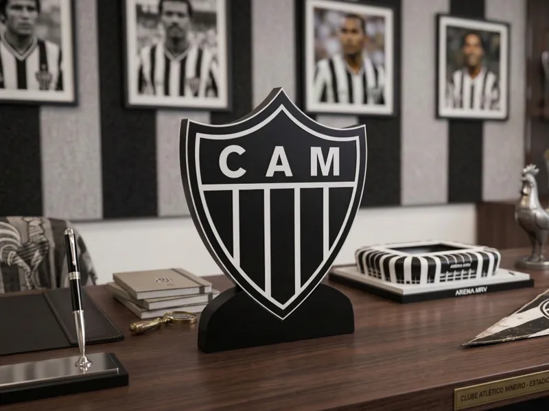 Clube Atlético Mineiro (Galo) - 3D Shield Display