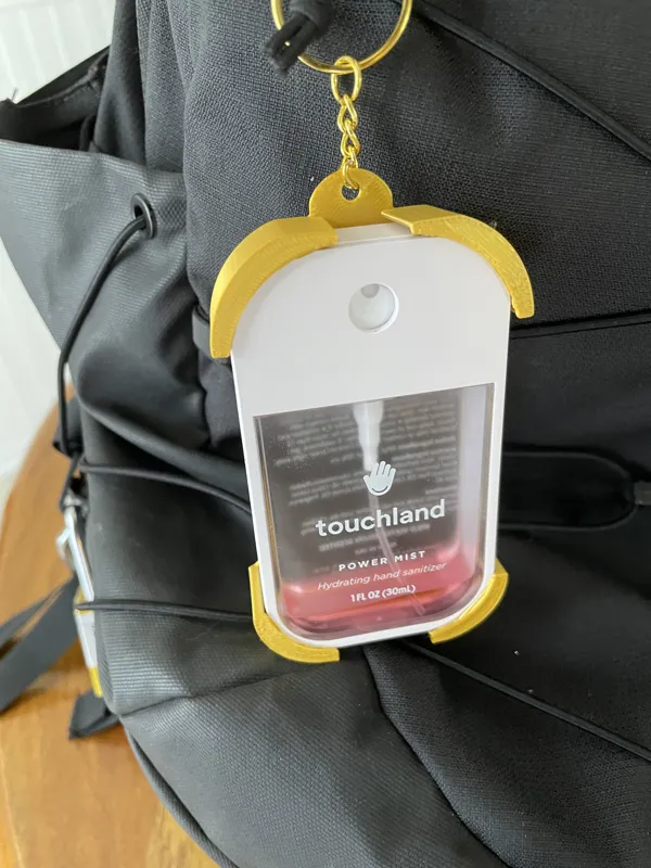 Hand Sanitizer Holder Keychain (Touchland)
