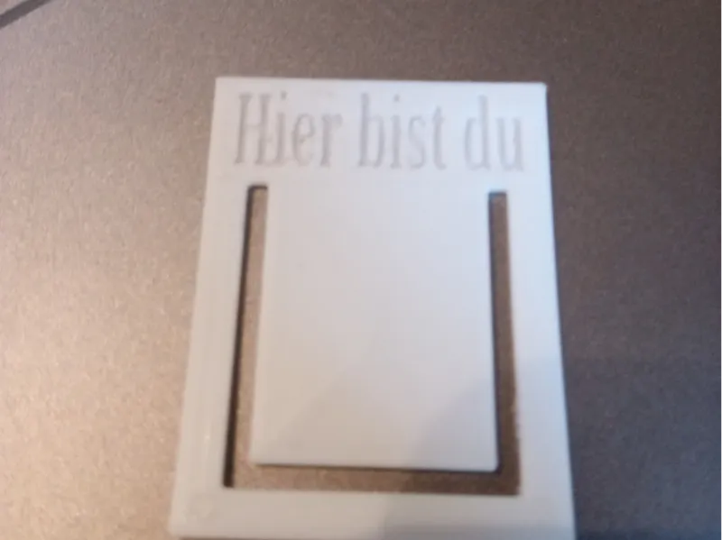 Lesezeichen mit tiefgestellter Schrift