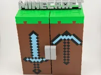 Présentoir Minecraft pour figurines Funko Pop Kinder Joy — photo 2