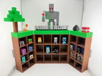 Présentoir Minecraft pour figurines Funko Pop Kinder Joy — photo 1