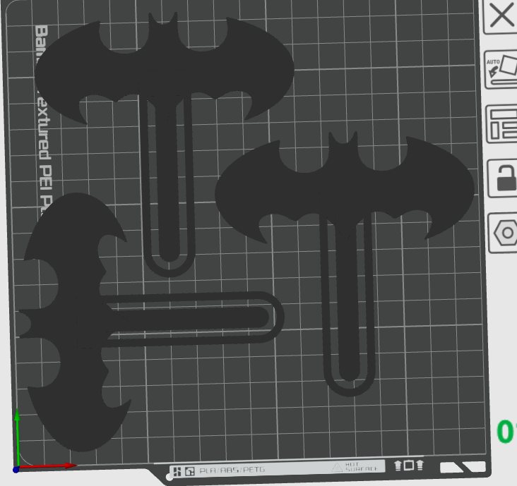Miniatura 2 do modelo 3D Batman Logo bookmark