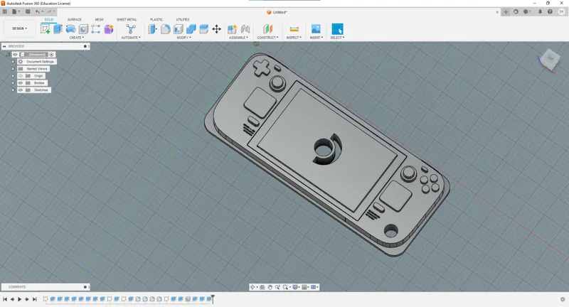 Steam Deck Keychain